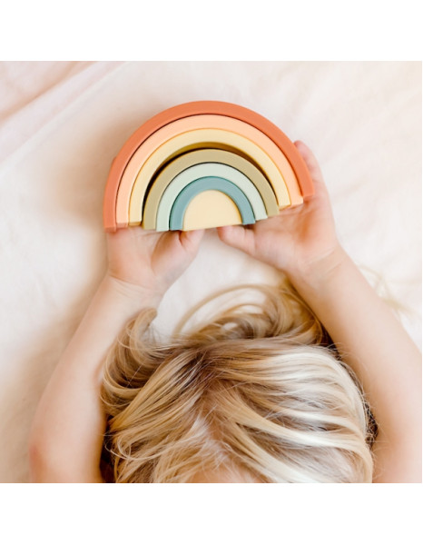 Εκπαιδευτικό Παιχνίδι Στοίβαξης Rainbow Pink Εκπαιδευτικό Παιχνίδι Στοίβαξης Rainbow Pink