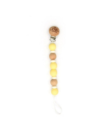 Κλιπ Πιπίλας Ob Designs Yellow | OB Designs