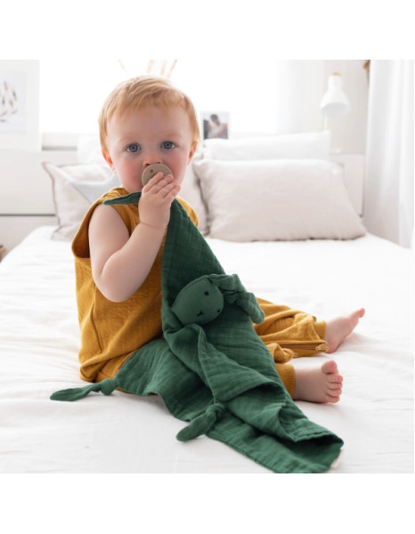 Πανάκι Παρηγοριάς Bemini Green Bunny 100%Cotton