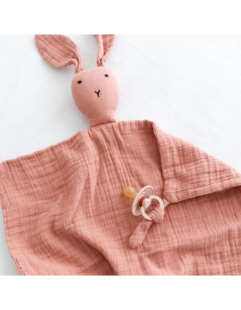 Πανάκι Παρηγοριάς Bemini Old Pink Bunny 100%Cotton | Bemini Πανάκι Παρηγοριάς Bemini Old Pink Bunny 100%Cotton | Bemini