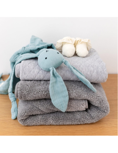 Πανάκι Παρηγοριάς Bemini Turquoise Bunny 100%Cotton Πανάκι Παρηγοριάς Bemini Turquoise Bunny 100%Cotton