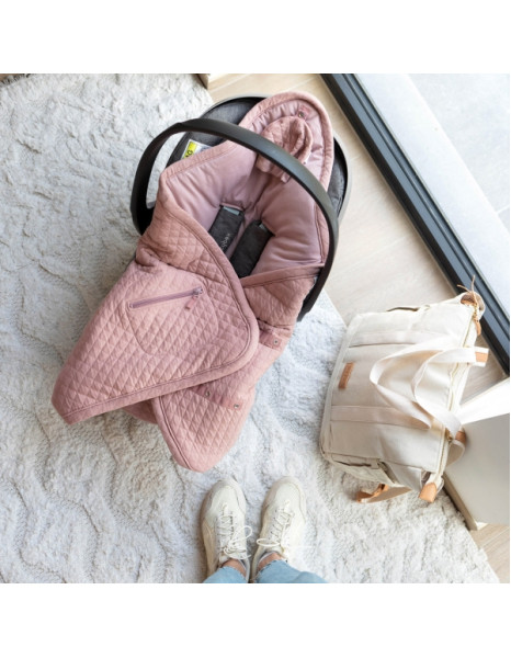 Bemini Biside® Κουβέρτα Ταξιδιού Autum Vintange Pink 0-12M