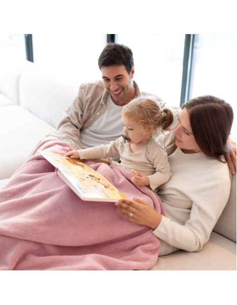 Βρεφική Κουβέρτα Supremely Soft Vintange Pink 100x140εκ.2.5Tog