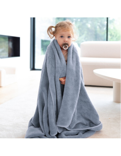 Βρεφική Κουβέρτα Supremely Soft Stone Blue 100x140εκ.2.5Tog