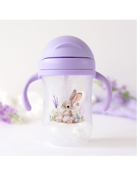 Παγούρι με Λαβές Lavender Bunny 300ml.6+Μ