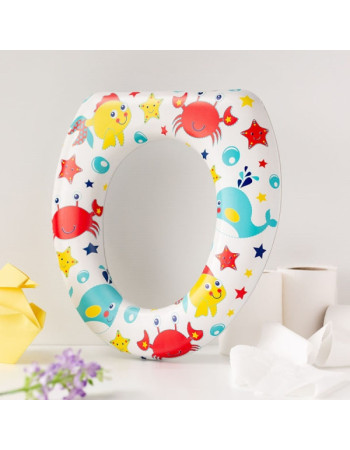 Εκπαιδευτικό Κάθισμα Λεκάνης Μαλακό Ocean 12+Μ | Kiokids