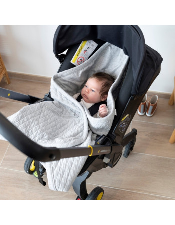 Bemini Biside® Κουβέρτα Ταξιδιού Quilt Grey 0-12M | Bemini Bemini Biside® Κουβέρτα Ταξιδιού Quilt Grey 0-12M | Bemini