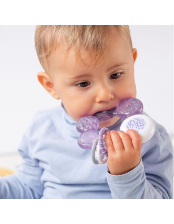 Μασητικός Κρίκος Οδοντοφυΐας Νερού Λιλά | Kiokids