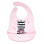Σαλιάρα Σιλικόνης Zebra Pink | Gamberritos