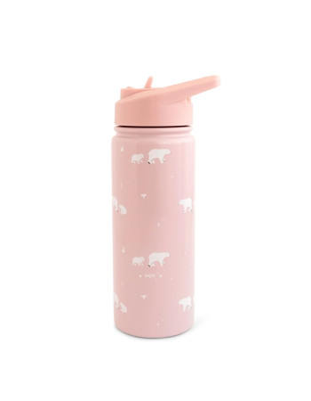 Παγούρι Θερμός Saro Polar Bear Ροζ 500ml. | Saro