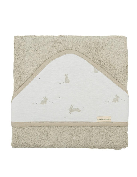 Κάπα Μπουρνούζι Bunny Λαδί 100x100cm. Κάπα Μπουρνούζι Bunny Λαδί 100x100cm.