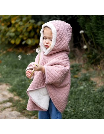 Bemini Poncho Ταξιδίου Blush Vintage Pink 9-36M. | Bemini Bemini Poncho Ταξιδίου Blush Vintage Pink 9-36M. | Bemini