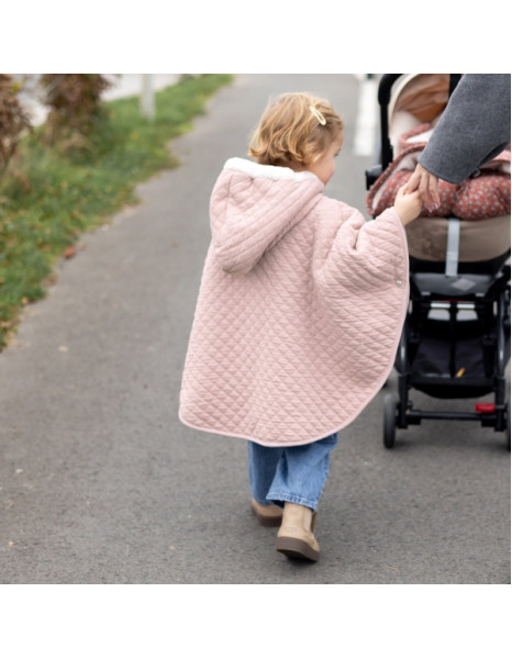 Bemini Poncho Ταξιδίου Blush Pink 9-36M.