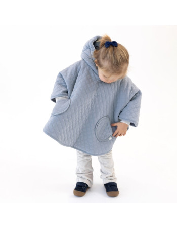Bemini Poncho Ταξιδίου Stone Blue 9-36M. | Bemini