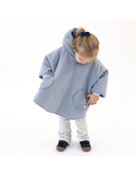 Bemini Poncho Ταξιδίου Stone Blue 9-36M.