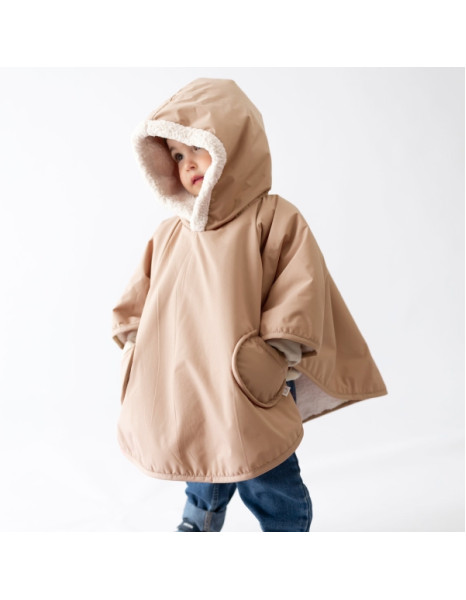 Bemini Αδιάβροχο Poncho Ταξιδίου Beige 9-36M.