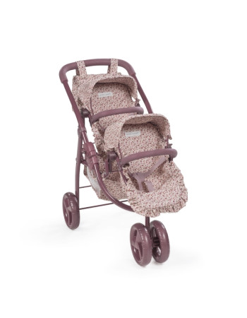 Καρότσι για κούκλες Cherry Flowers Twins +3Υ | Walking Mum Καρότσι για κούκλες Cherry Flowers Twins +3Υ | Walking Mum