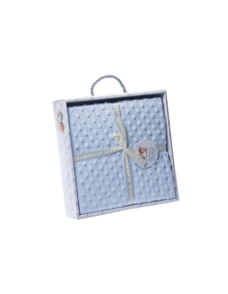 Κουβέρτα Microfiber Σιέλ 80x110εκ.