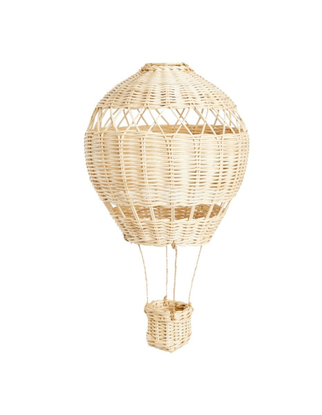 Παιδικό Φωτιστικό Οροφής Αερόστατο Rattan