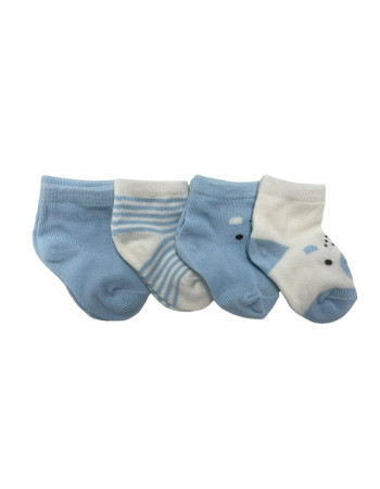 Καλτσάκια Newborn Σιέλ Σετ 4τμχ. | Gamberritos Καλτσάκια Newborn Σιέλ Σετ 4τμχ. | Gamberritos