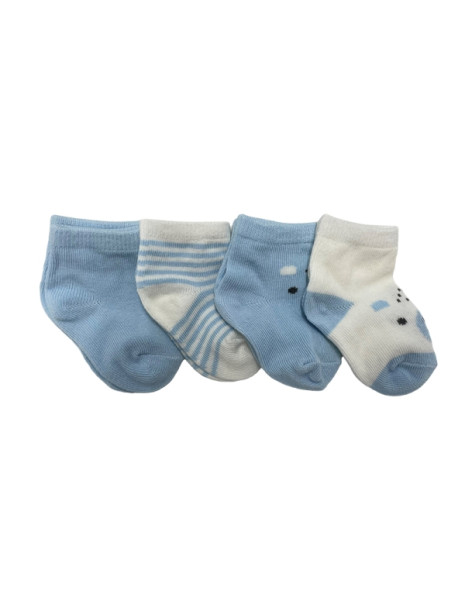 Καλτσάκια Newborn Σιέλ Σετ 4τμχ.