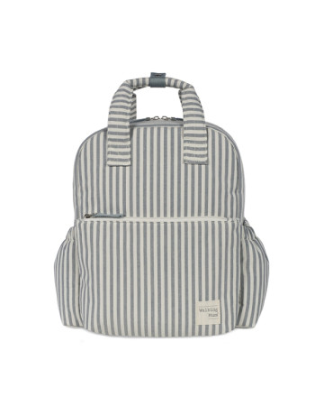 Τσάντα Αλλαξιέρα Backpack Praline Strips Matcha | Walking Mum Τσάντα Αλλαξιέρα Backpack Praline Strips Matcha | Walking Mum