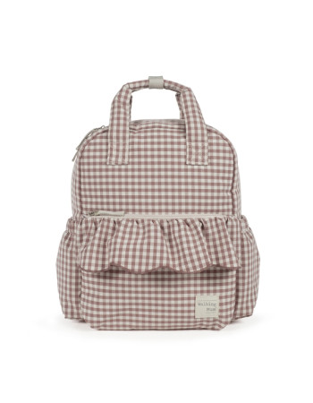 Τσάντα Αλλαξιέρα Backpack Praline Vichy Moka | Walking Mum