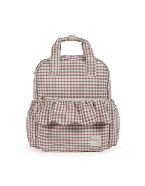 Τσάντα Αλλαξιέρα Backpack Praline Vichy Moka Τσάντα Αλλαξιέρα Backpack Praline Vichy Moka