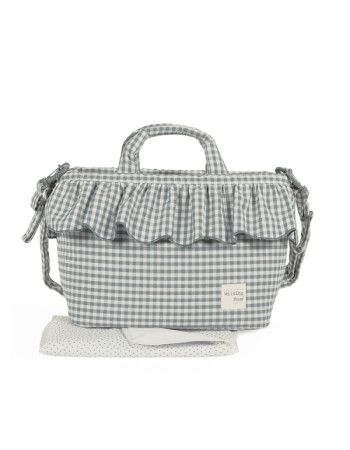 Τσάντα Αλλαξιέρα Praline Vichy Matcha 44x29x12εκ. | Walking Mum Τσάντα Αλλαξιέρα Praline Vichy Matcha 44x29x12εκ. | Walking Mum