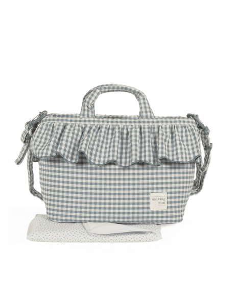 Τσάντα Αλλαξιέρα Praline Vichy Matcha 44x29x12εκ.