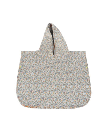 Πόντσο Πετσέτα Microfiber SPF 50+ Flowers 9-24 μηνών | Walking Mum