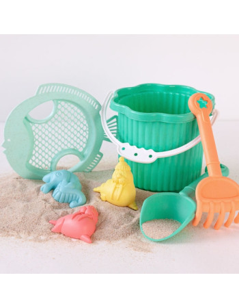 Σετ Κουβαδάκια Παραλίας Μέντα 7τμχ. | Kiokids Σετ Κουβαδάκια Παραλίας Μέντα 7τμχ. | Kiokids