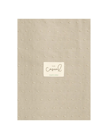 Μουσελίνα Organic Cotton Μπεζ 120x120εκ. | Bimbidreams