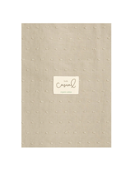 Μουσελίνα Organic Cotton Μπεζ 120x120εκ. Μουσελίνα Organic Cotton Μπεζ 120x120εκ.