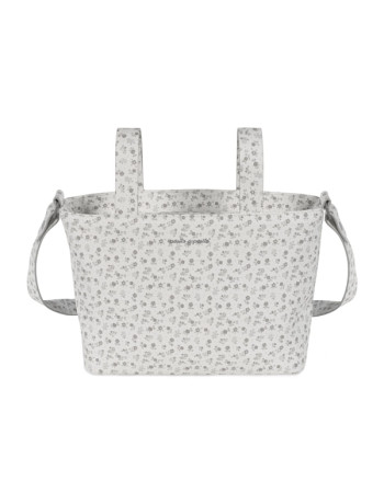 Τσάντα Αλλαξιέρα Little Bloom Flowers Grey Mini 37x24x13εκ. | Pasito a Pasito