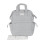 Τσάντα Αλλαξιέρα Backpack Little Bloom Vichy Grey | Pasito a Pasito