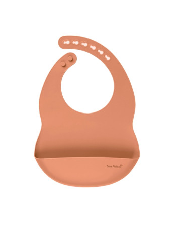 Σαλιάρα Σιλικόνης Eco Friendly Terracotta | Saro