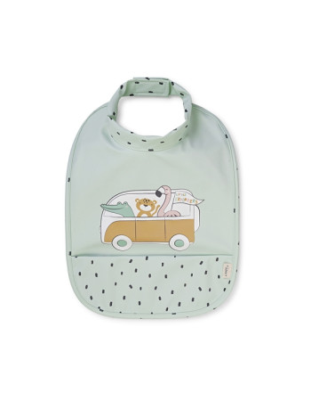 Αδιάβροχη Σαλιάρα με Velchro Little Explorers | Saro