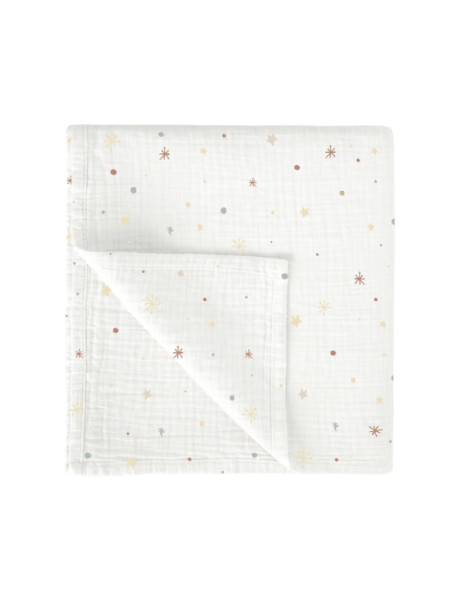 Πάνα Μουσελίνα Bamboo Night Stars 120x120εκ. Πάνα Μουσελίνα Bamboo Night Stars 120x120εκ.