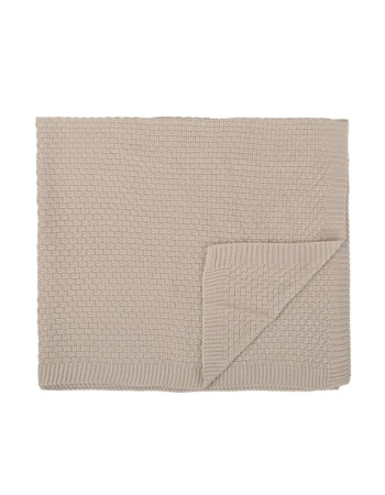 Πλεκτή Κουβέρτα Αγκαλιάς Bamboo Μπεζ 75x90 εκ. | Bimbidreams