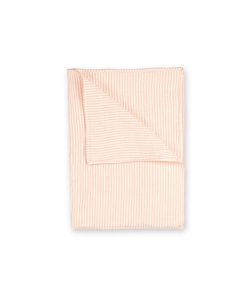 Κουβέρτα Αγκαλιάς 100 Cotton 80x100 Beige/Coral 0.5Tog