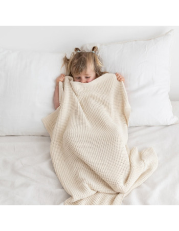 Πλεκτή Βρεφική Κουβέρτα Tender Knit  80x100εκ. Εκρού 1.5Tog | Bemini