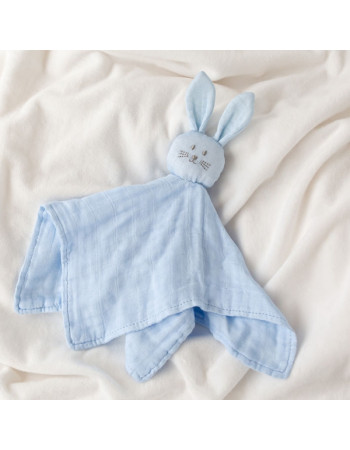 Πανάκι Παρηγοριάς Bunny Σιέλ 30cm. 0+ Μηνών | Kiokids