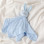 Πανάκι Παρηγοριάς Bunny Σιέλ 30cm. 0+ Μηνών | Kiokids