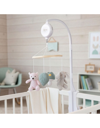 Μουσικό Περιστρεφόμενο Κούνιας "Cotton Friends" Ροζ | Kiokids