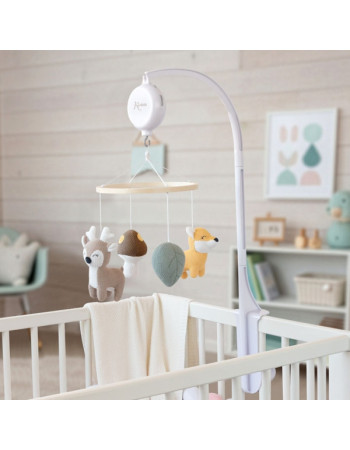 Μουσικό Περιστρεφόμενο Κούνιας "Cotton Friends" Μπεζ | Kiokids