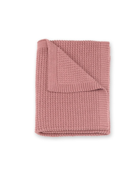 Πλεκτή Βρεφική Κουβέρτα Tender Knit  80x100εκ. Vintage Pink 1.5Tog