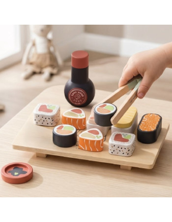 Ξύλινο Σετ Sushi «Sushi Lovers Club» – Saro | Saro