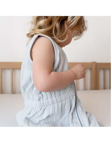 Bemini Magic Bag®0.5Tog Light Blue Swaddle 24-36M.