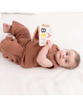 Bemini Magic Bag®0.5Tog Moka Swaddle 4-12M. | Bemini Bemini Magic Bag®0.5Tog Moka Swaddle 4-12M. | Bemini